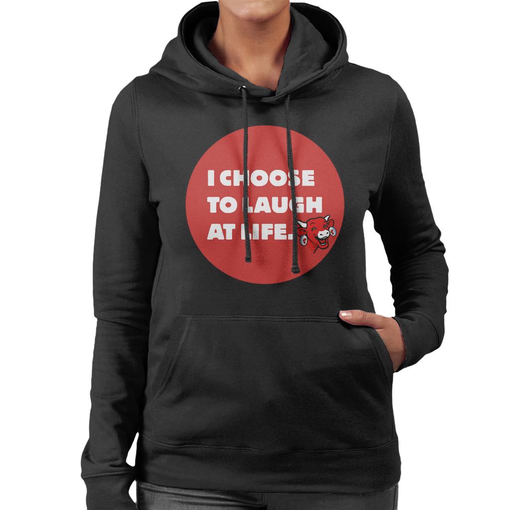 The Laughing Cow I Choose To Laugh At Life Women's Hooded product image 1