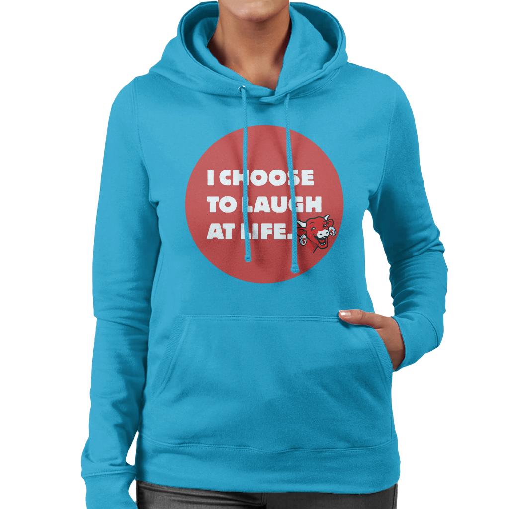 The Laughing Cow I Choose To Laugh At Life Women's Hooded product image 4