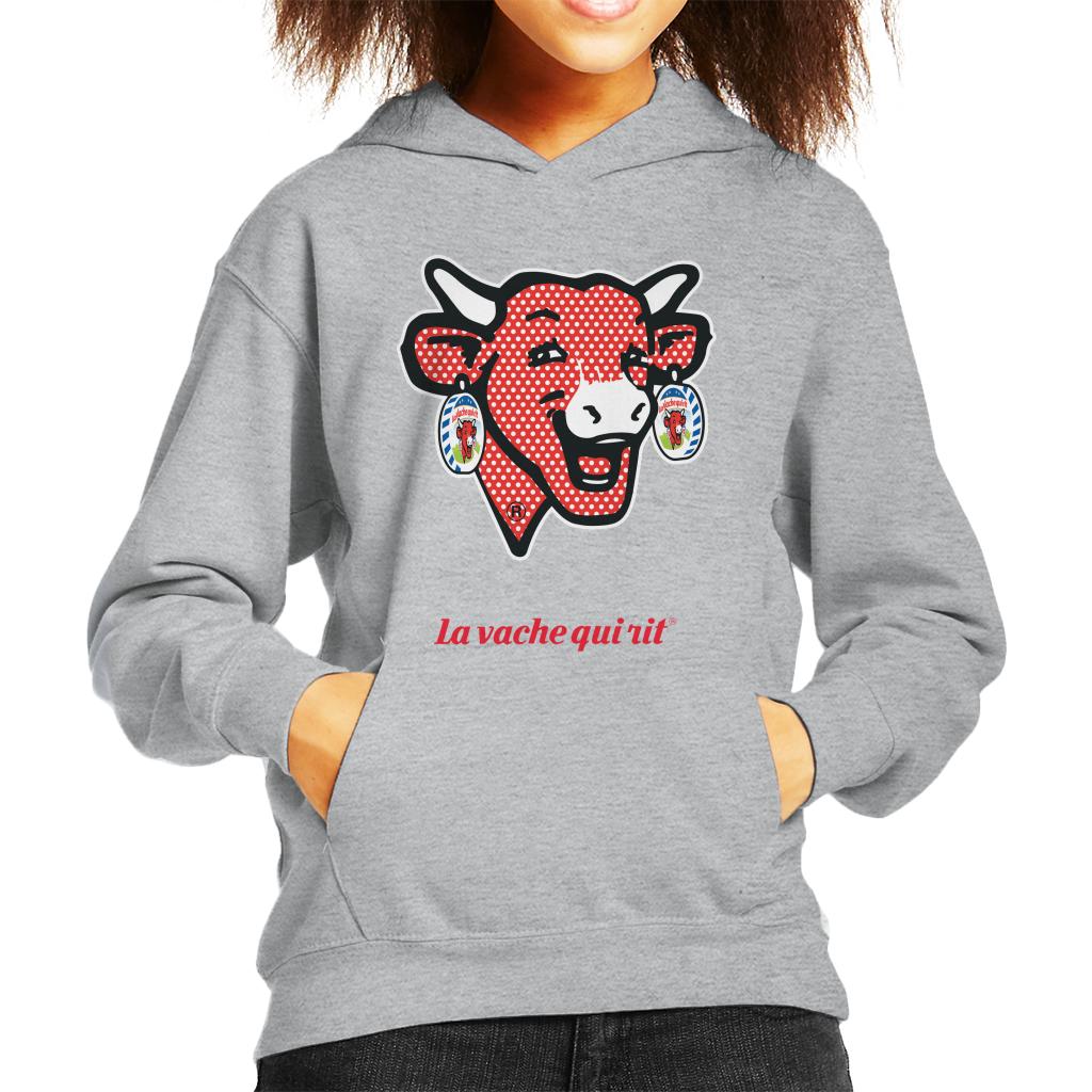 The Laughing Cow Polka Dot Kid's Hooded Sweatshirt product image 1