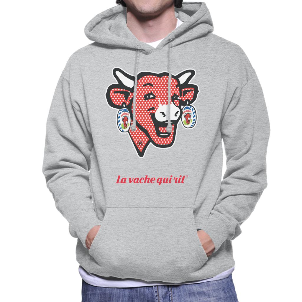 The Laughing Cow Polka Dot Men's Hooded Sweatshirt product image 1