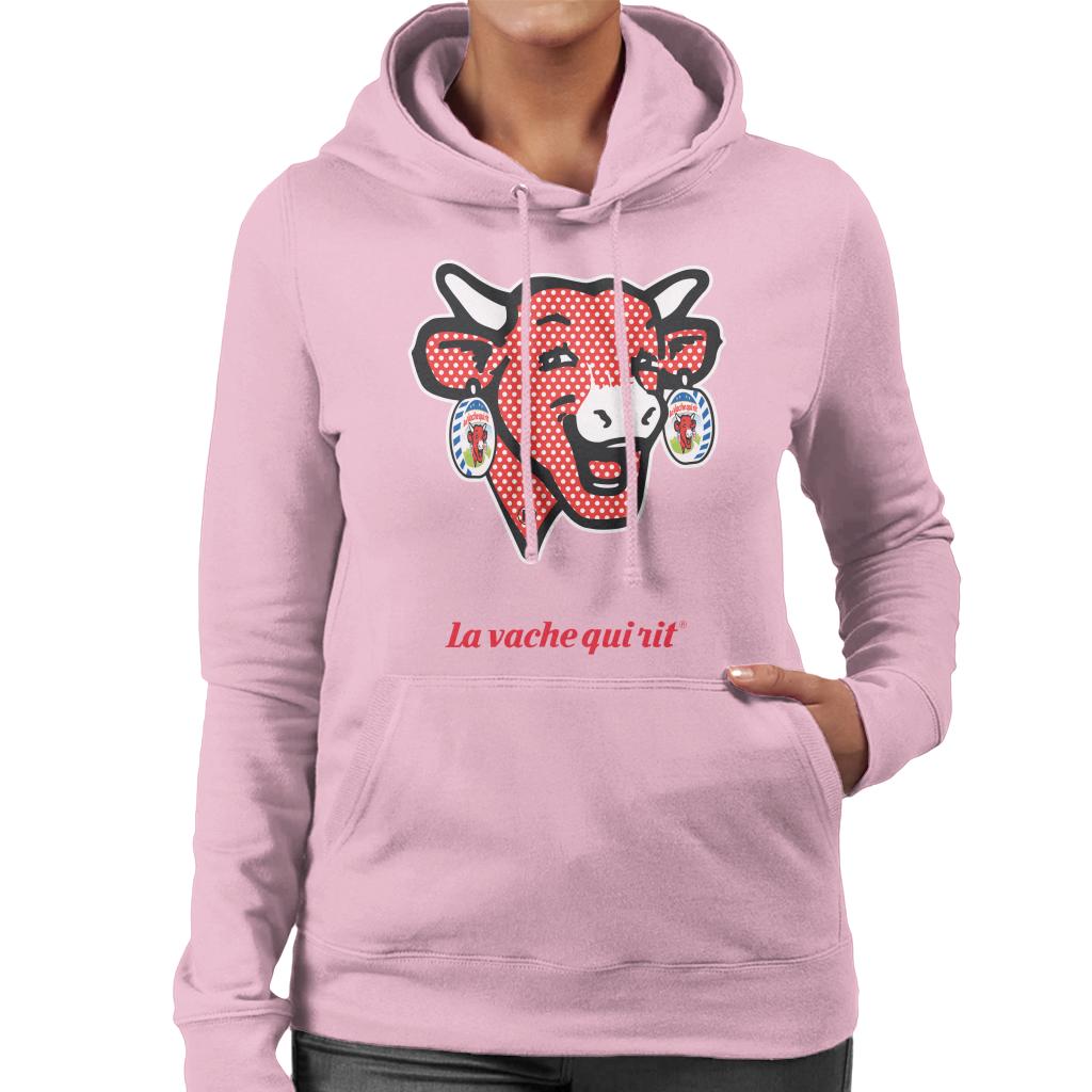 The Laughing Cow Polka Dot Women's Hooded Sweatshirt product image 4