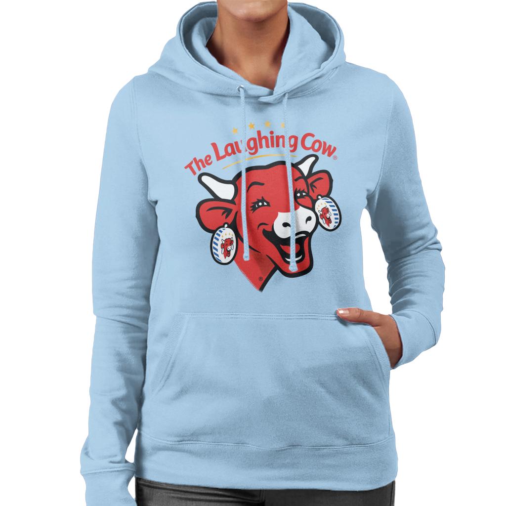 The Laughing Cow Contemporary Logo Women's Hooded Sweatshirt product image 4