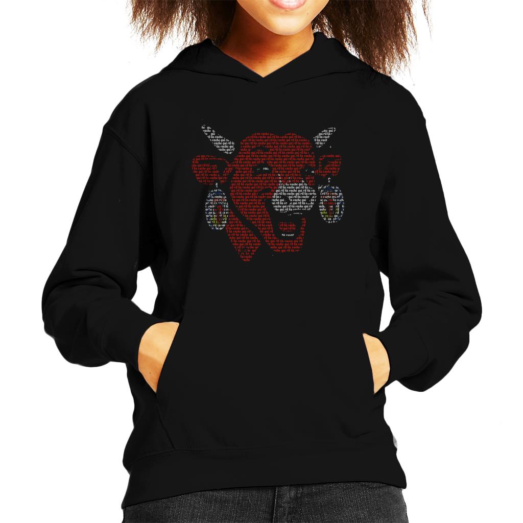 The Laughing Cow La Vache Qui Rit Outline Kid's Hooded product image 1