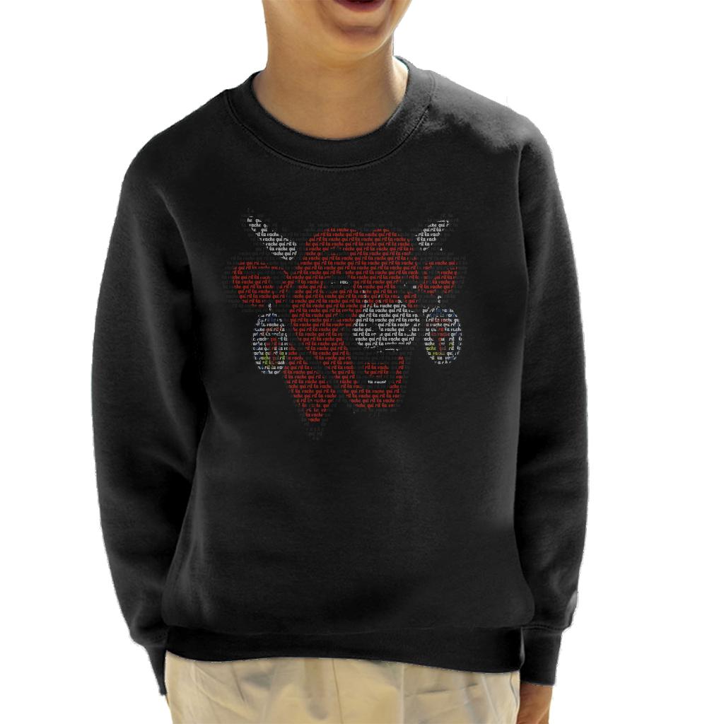 The Laughing Cow La Vache Qui Rit Outline Kid's Sweatshirt product image 1