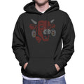 The Laughing Cow La Vache Qui Rit Outline Men's Hooded product image 1