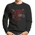 The Laughing Cow La Vache Qui Rit Outline Men's Sweatshirt product image 1