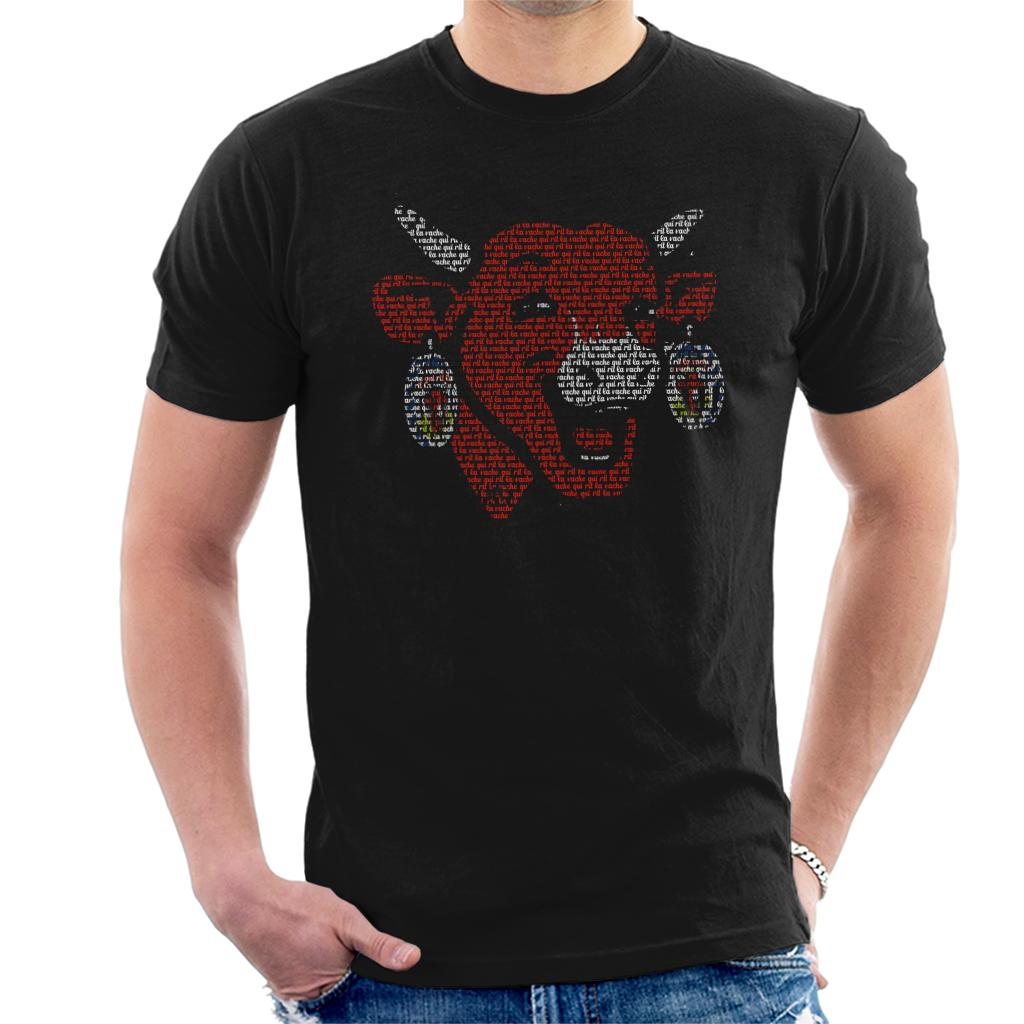 The Laughing Cow La Vache Qui Rit Outline Men's T-Shirt product image 1