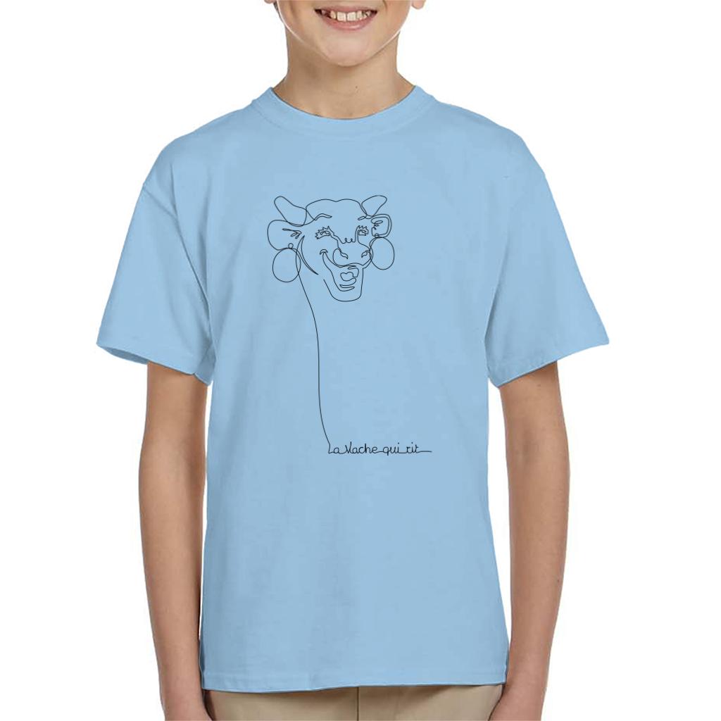The Laughing Cow Handwritten Outline Kid's T-Shirt product image 4