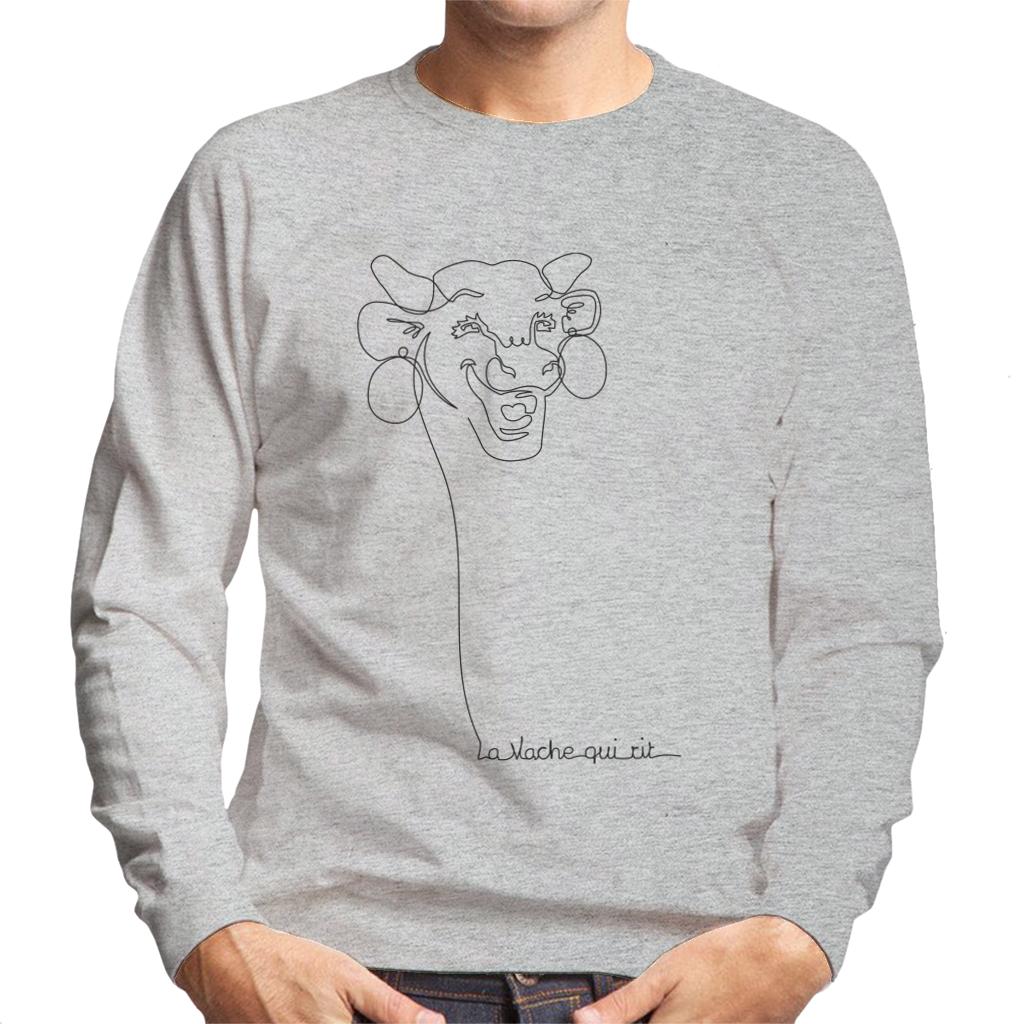 The Laughing Cow Handwritten Outline Men's Sweatshirt product image 1