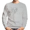 The Laughing Cow Handwritten Outline Men's Sweatshirt product image 1