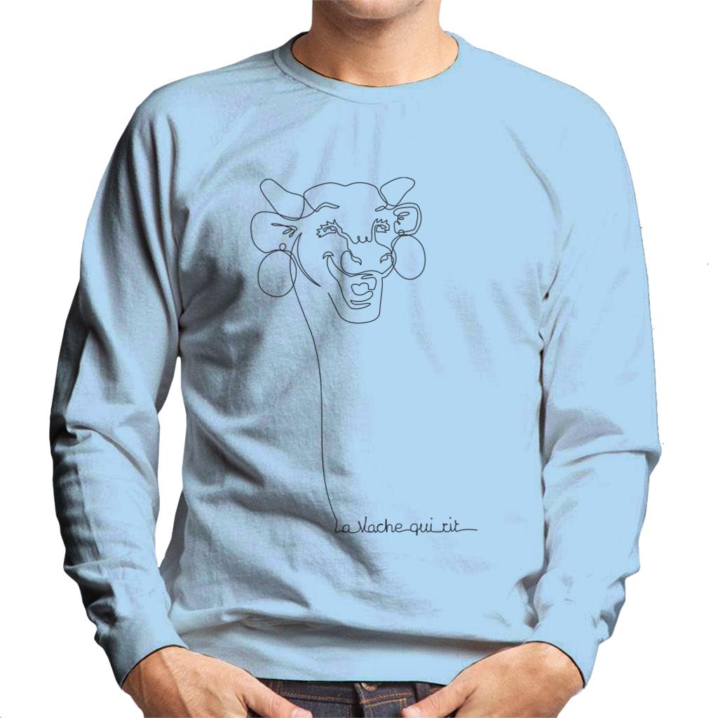 The Laughing Cow Handwritten Outline Men's Sweatshirt product image 4