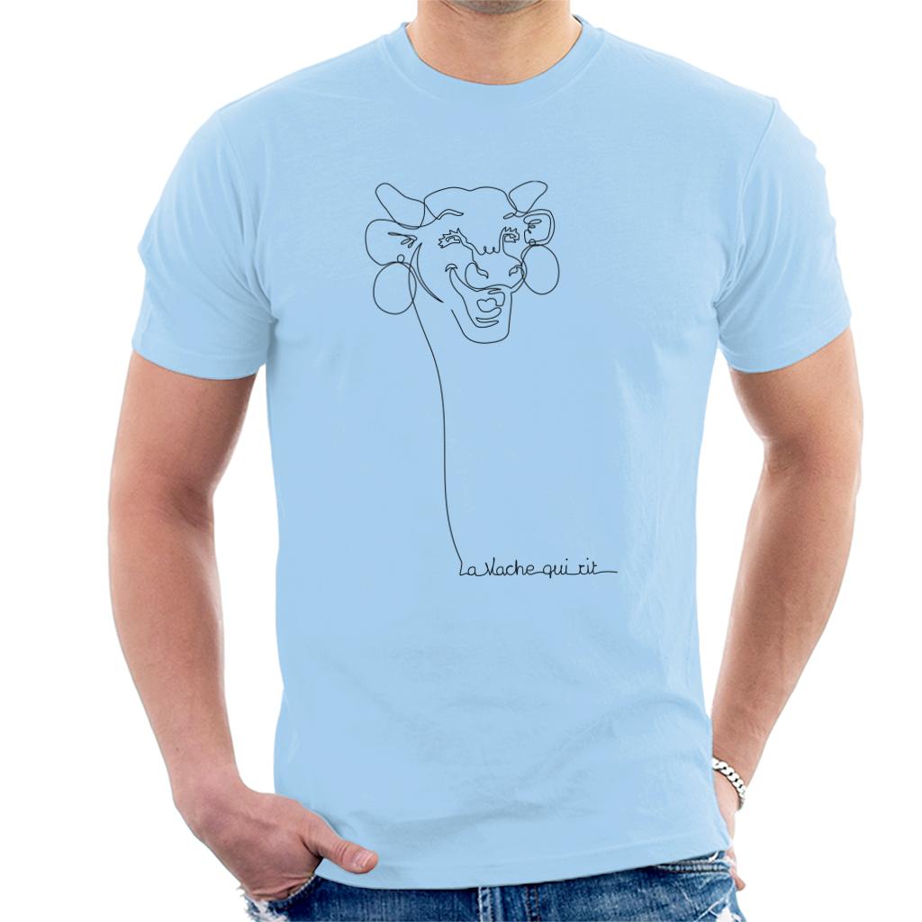 The Laughing Cow Handwritten Outline Men's T-Shirt product image 4