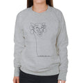 The Laughing Cow Handwritten Outline Women's Sweatshirt product image 1