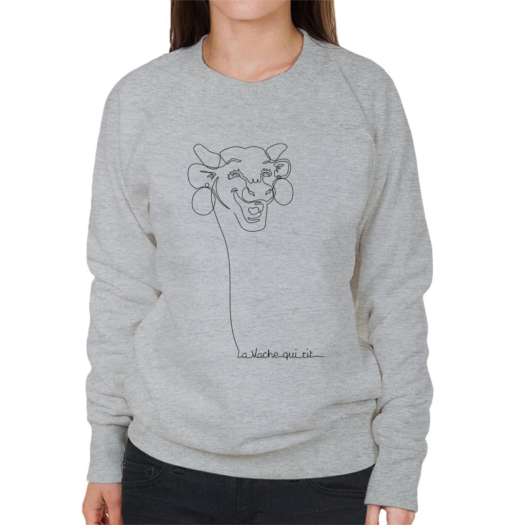 The Laughing Cow Handwritten Outline Women's Sweatshirt product image 1