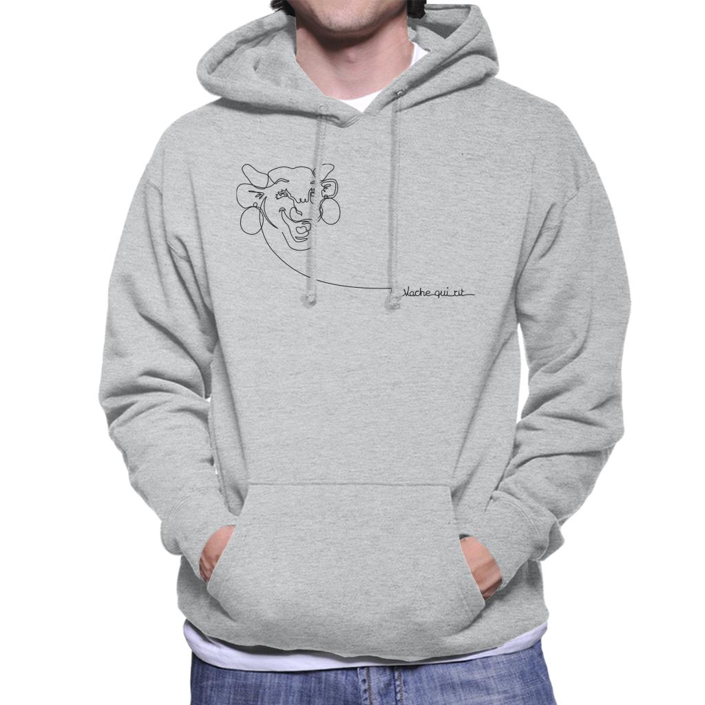 The Laughing Cow French Handwritten Logo Men's Hooded product image 1