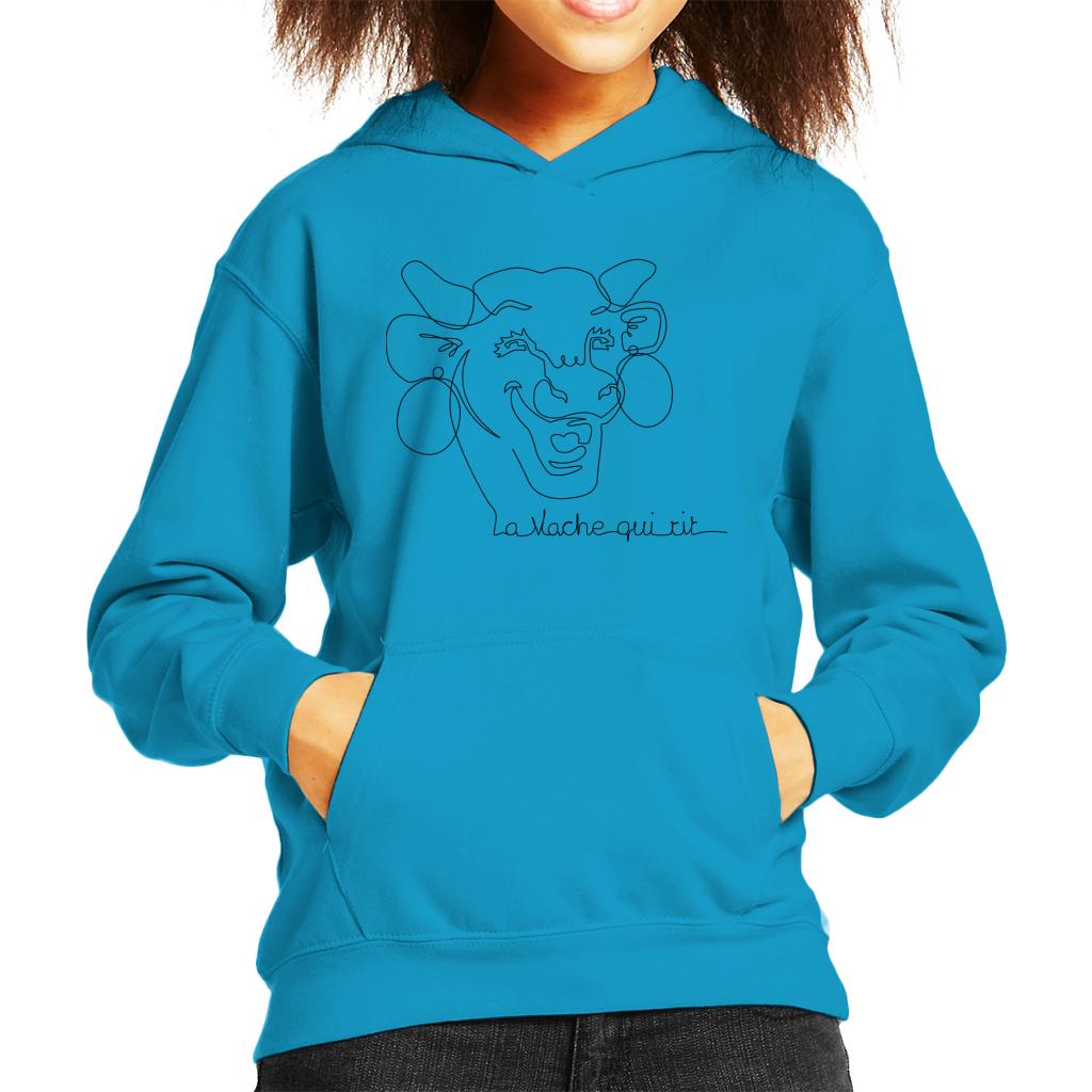The Laughing Cow Handwritten Close Up Logo Kid's Hooded product image 4