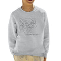 The Laughing Cow Handwritten Close Up Logo Kid's Sweatshirt product image 1