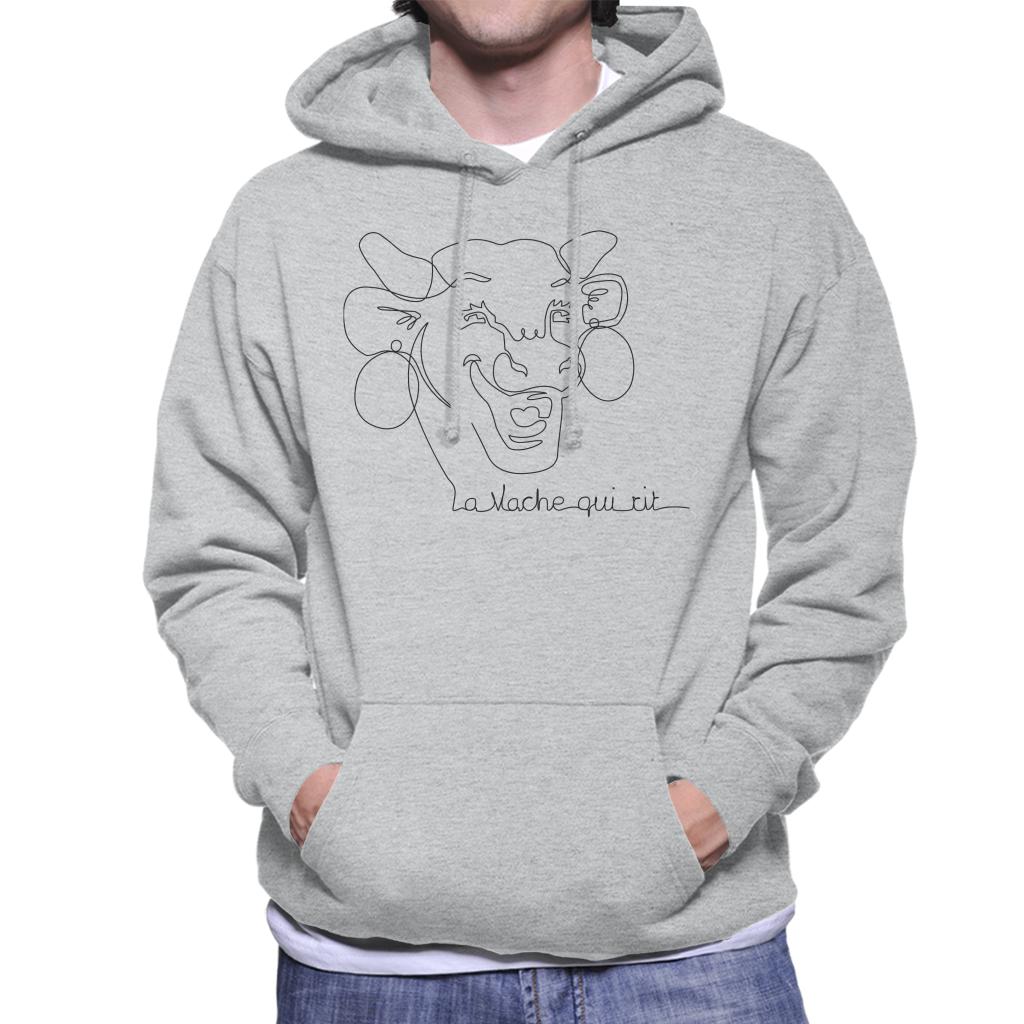 The Laughing Cow Handwritten Close Up Logo Men's Hooded product image 1