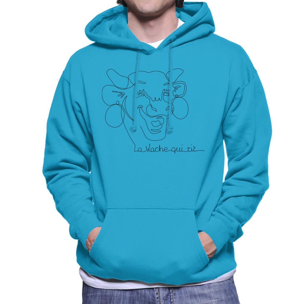 The Laughing Cow Handwritten Close Up Logo Men's Hooded product image 4