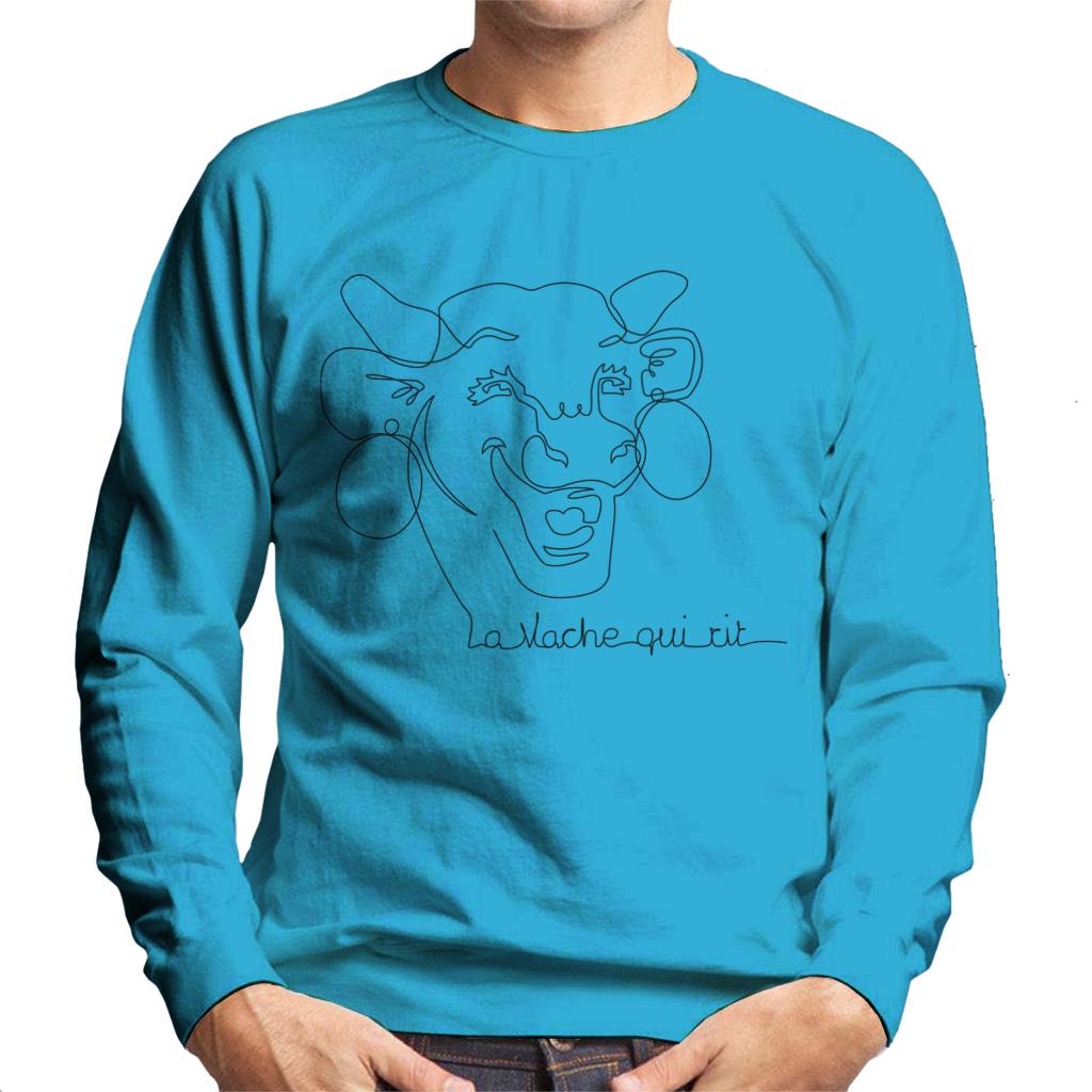 The Laughing Cow Handwritten Close Up Logo Men's Sweatshirt product image 4