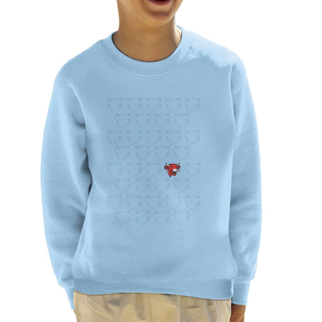 The Laughing Cow Silhouettes Kid's Sweatshirt product image 1