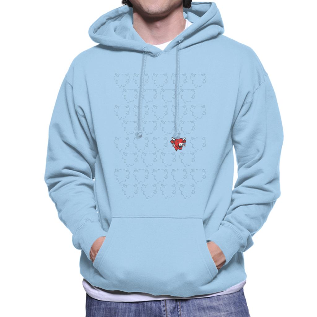 The Laughing Cow Silhouettes Men's Hooded Sweatshirt product image 4