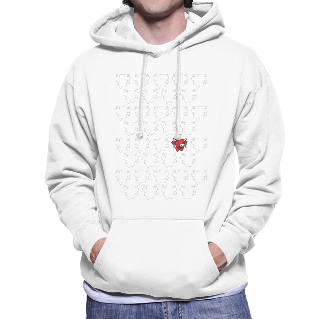 The Laughing Cow Silhouettes Men's Hooded Sweatshirt product image 1