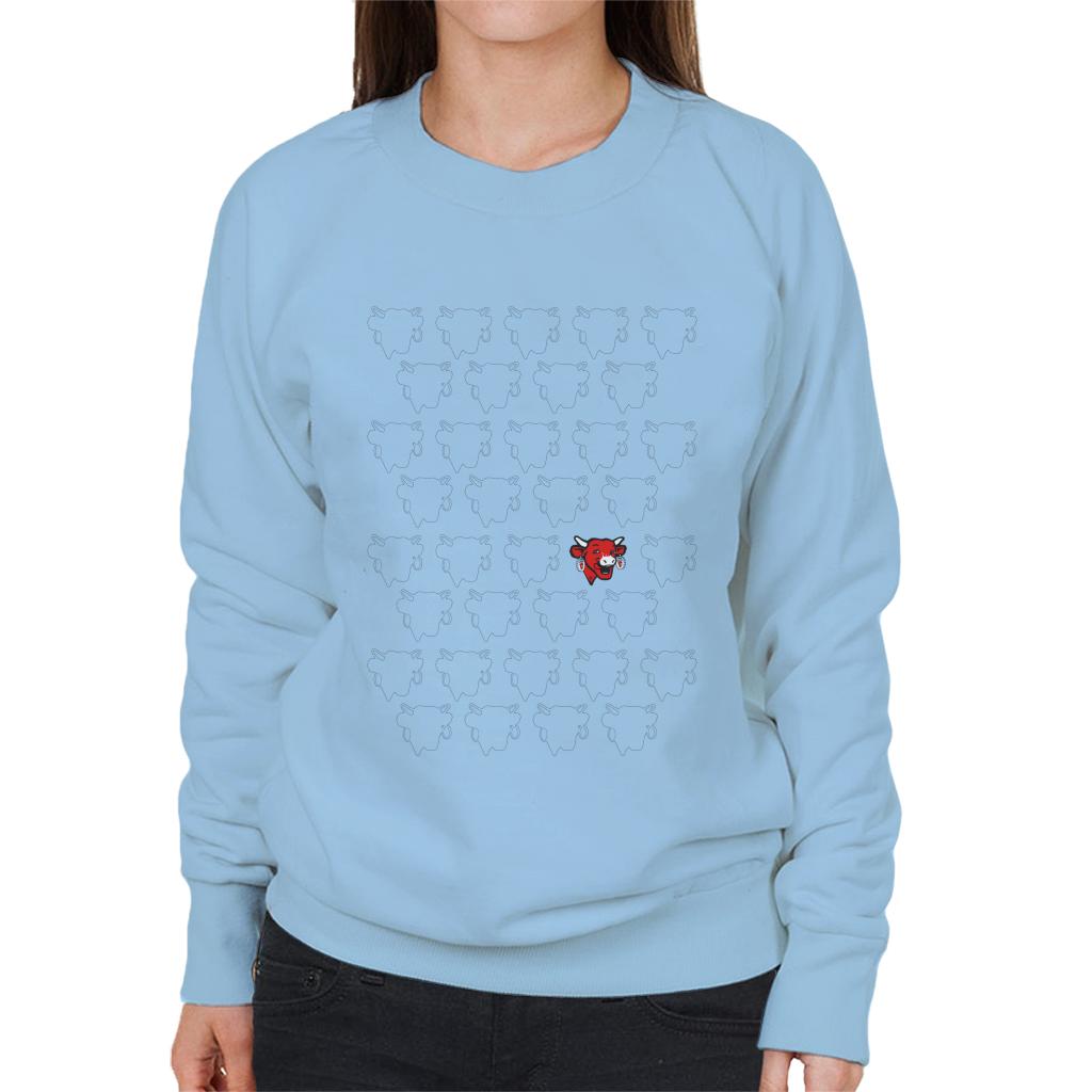 The Laughing Cow Silhouettes Women's Sweatshirt product image 4