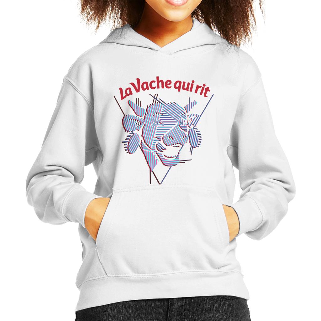 The Laughing Cow Strips Kid's Hooded Sweatshirt product image 4