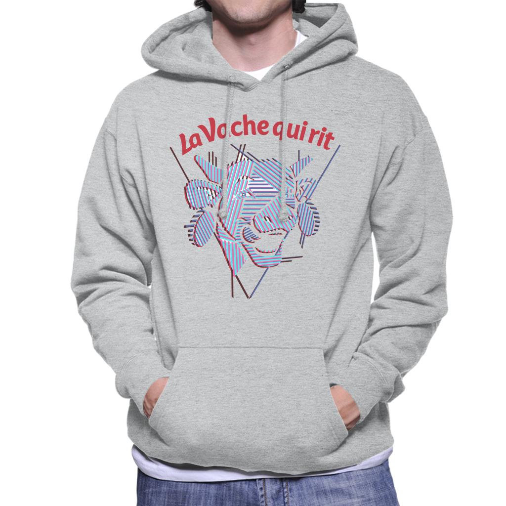 The Laughing Cow Strips Men's Hooded Sweatshirt product image 1