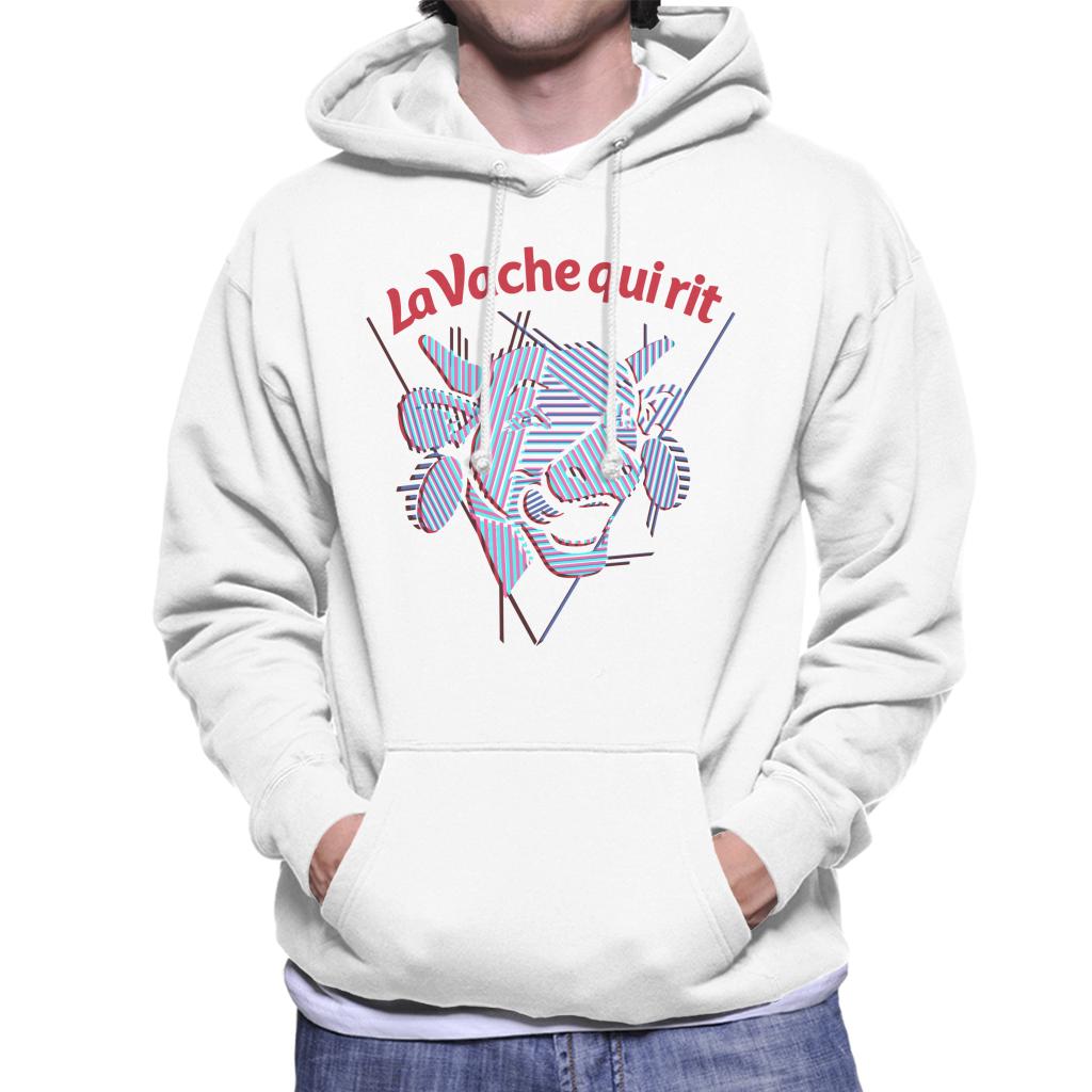 The Laughing Cow Strips Men's Hooded Sweatshirt product image 4