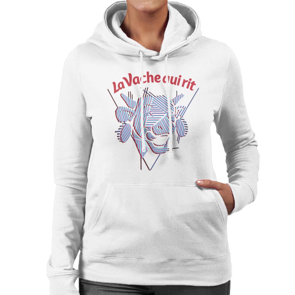 The Laughing Cow Strips Women's Hooded Sweatshirt product image 4