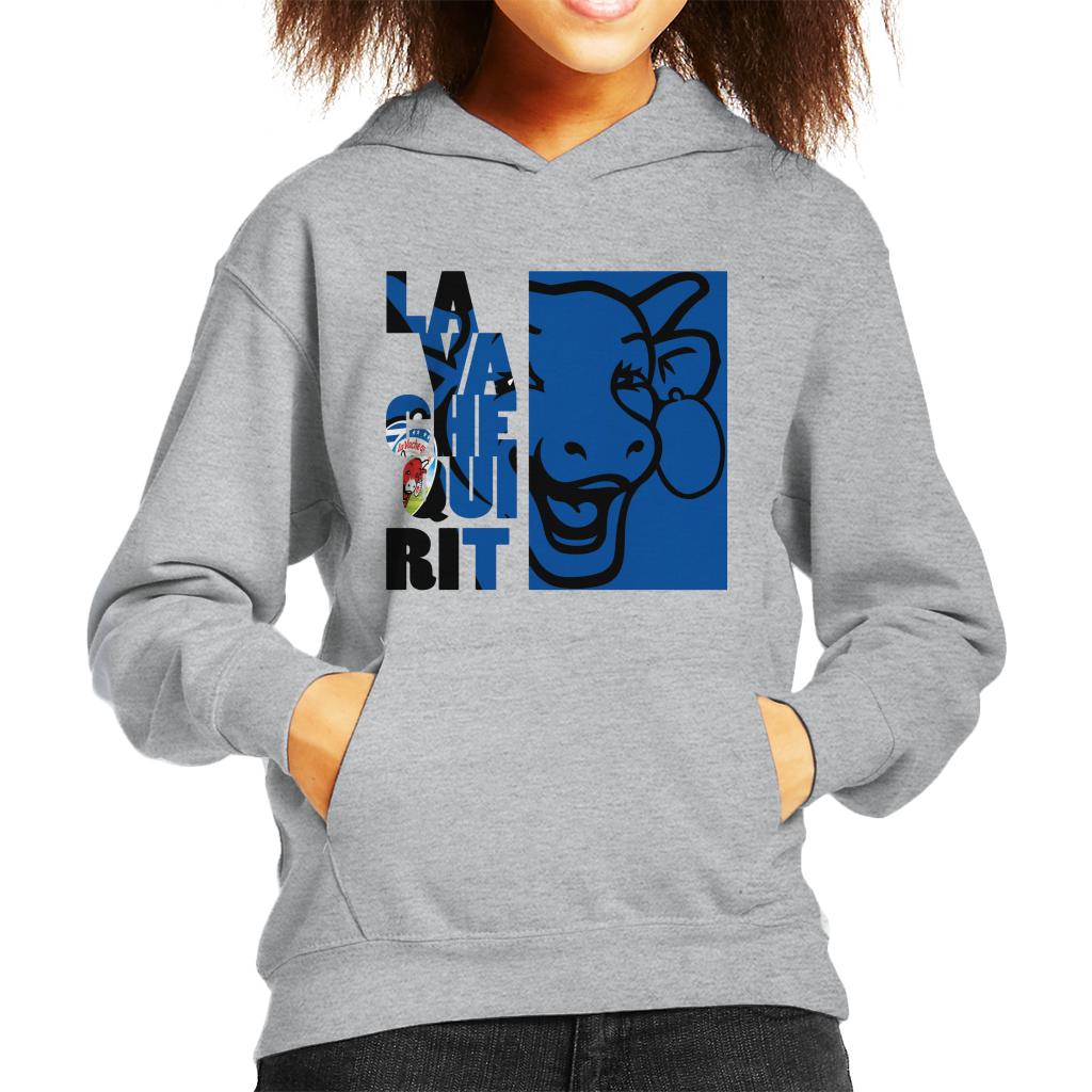 The Laughing Cow La Vache Qui Rit Blue Montage Kid's Hooded product image 1