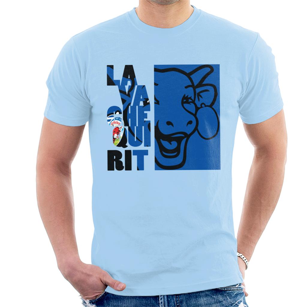 The Laughing Cow La Vache Qui Rit Blue Montage Men's T-Shirt product image 4