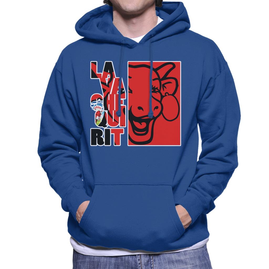 The Laughing Cow Red Montage Men's Hooded Sweatshirt product image 4