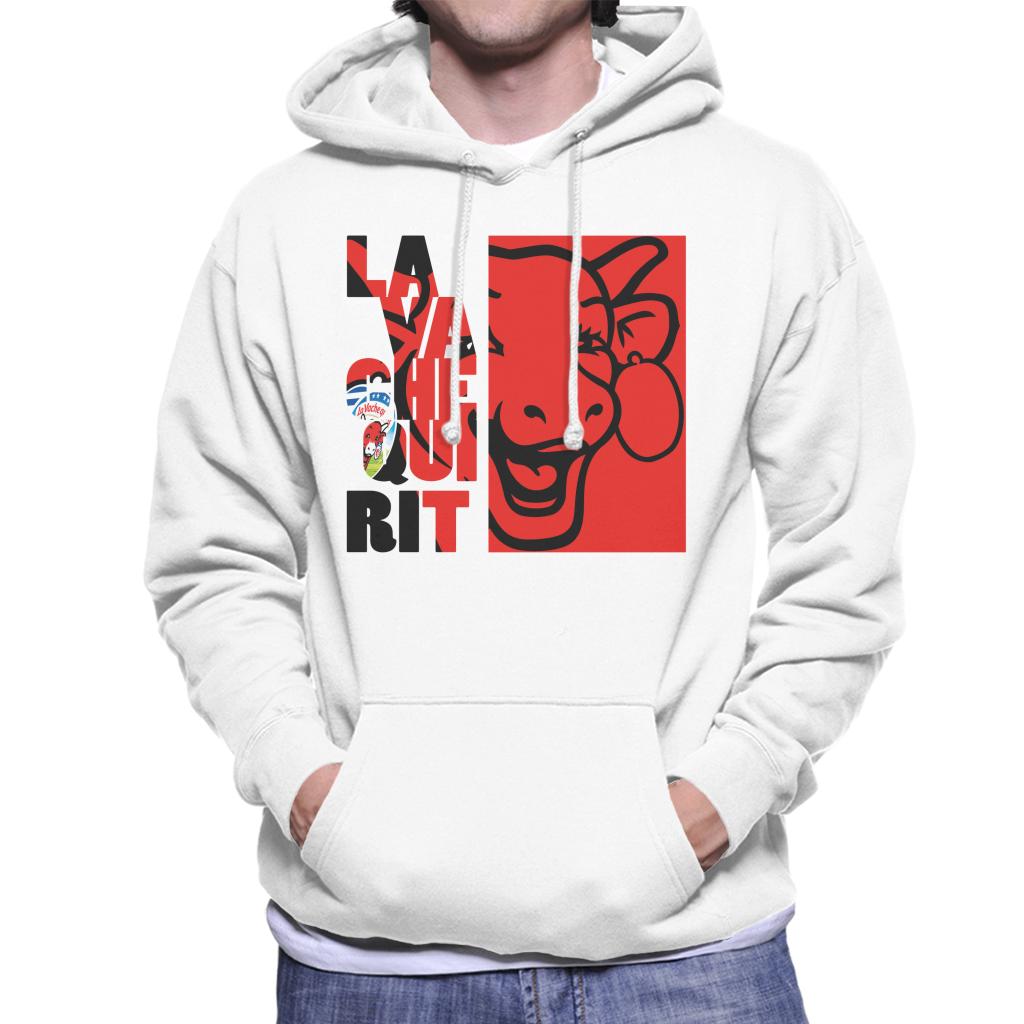 The Laughing Cow Red Montage Men's Hooded Sweatshirt product image 1