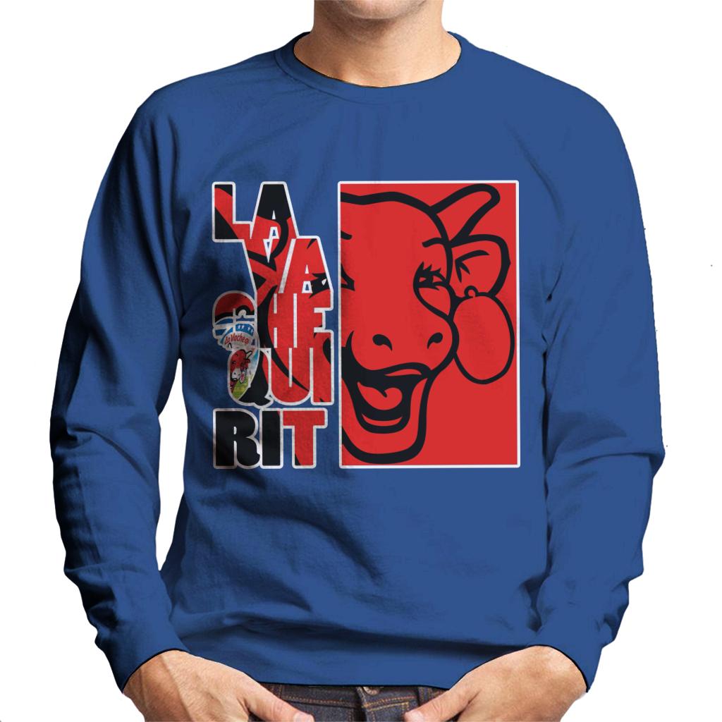 The Laughing Cow Red Montage Men's Sweatshirt product image 4