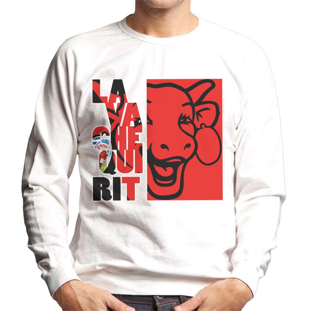 The Laughing Cow Red Montage Men's Sweatshirt product image 1