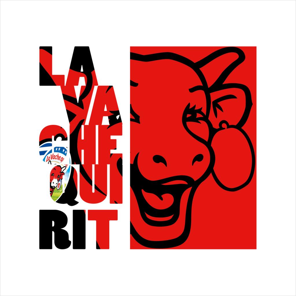 The Laughing Cow Red Montage Women's Hooded Sweatshirt product image 2
