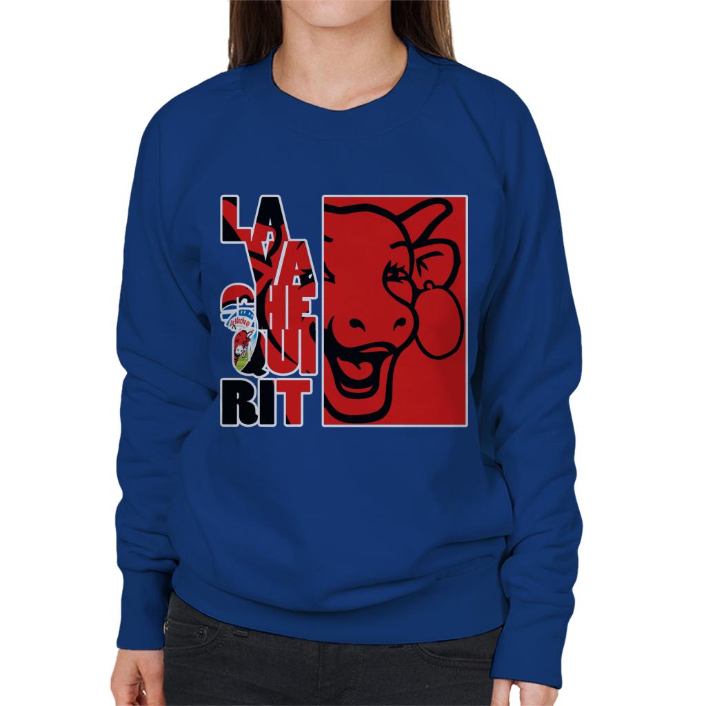 The Laughing Cow Red Montage Women's Sweatshirt product image 4