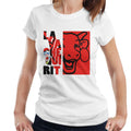 The Laughing Cow Red Montage Women's T-Shirt product image 1