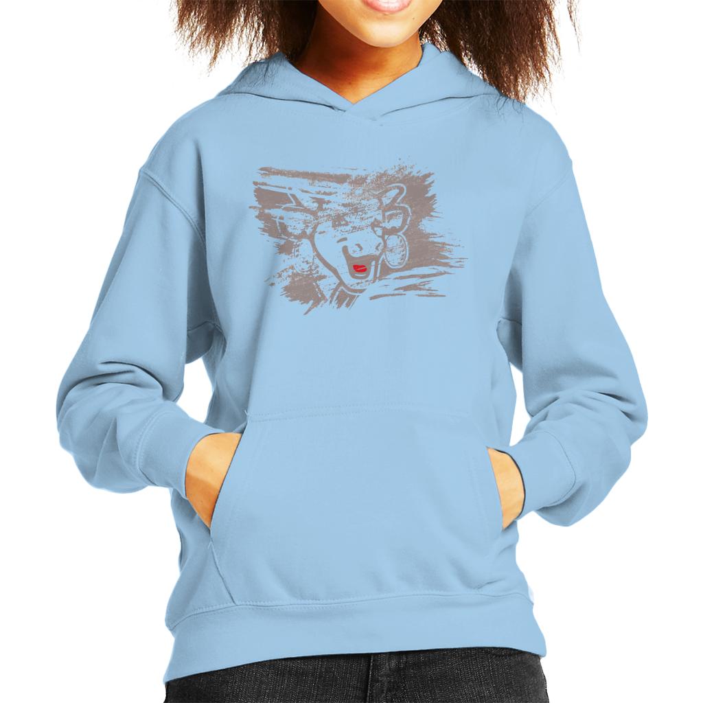 The Laughing Cow Brushstroke Kid's Hooded Sweatshirt product image 1