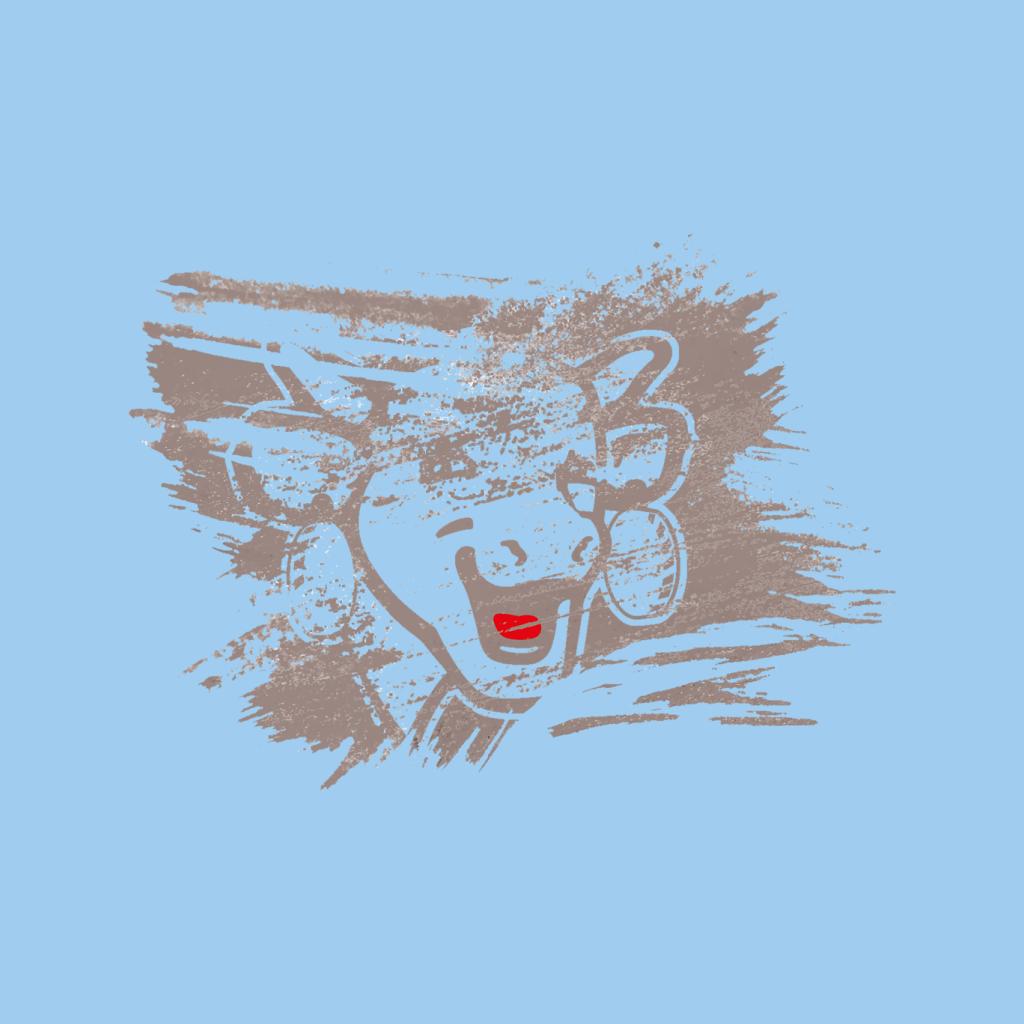 The Laughing Cow Brushstroke Kid's Hooded Sweatshirt product image 2