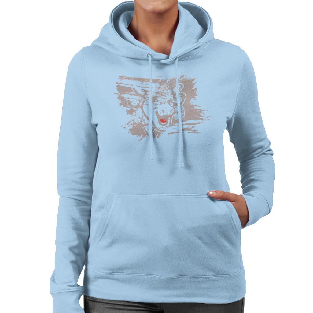 The Laughing Cow Brushstroke Women's Hooded Sweatshirt product image 4