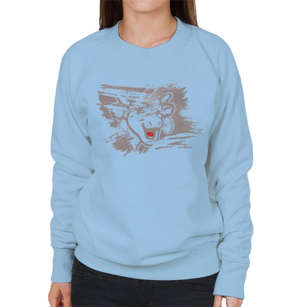 The Laughing Cow Brushstroke Women's Sweatshirt product image 4