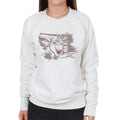 The Laughing Cow Brushstroke Women's Sweatshirt product image 1