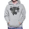 The Laughing Cow Black Polka Dot Men's Hooded Sweatshirt product image 1