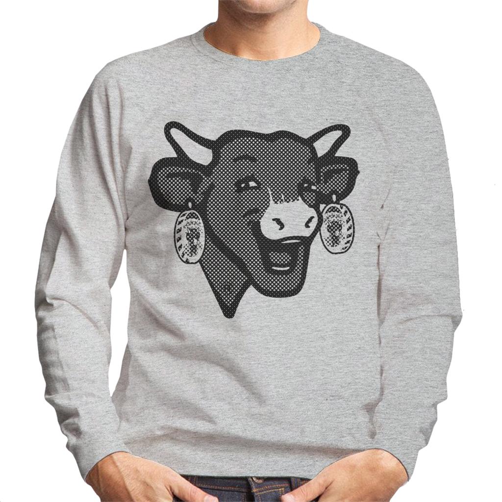 The Laughing Cow Black Polka Dot Men's Sweatshirt product image 1