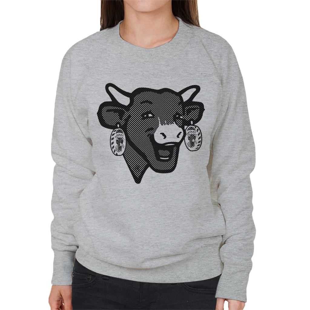 The Laughing Cow Black Polka Dot Women's Sweatshirt product image 1