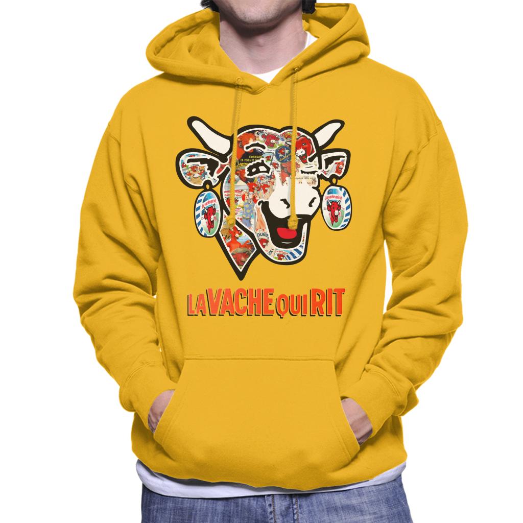 The Laughing Cow Historical Logos Men's Hooded Sweatshirt product image 4